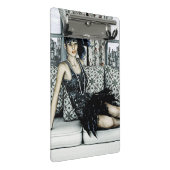 Illustratie van Flappermode uit de Roaring Twentie Mini Klembord (Schuin)