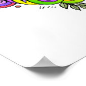 Illustratie van Frankrijk Art Poster (Hoek)