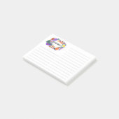 Illustratie van fruit- en Veggies Grocery Shopping Post-it® Notes (Schuin)