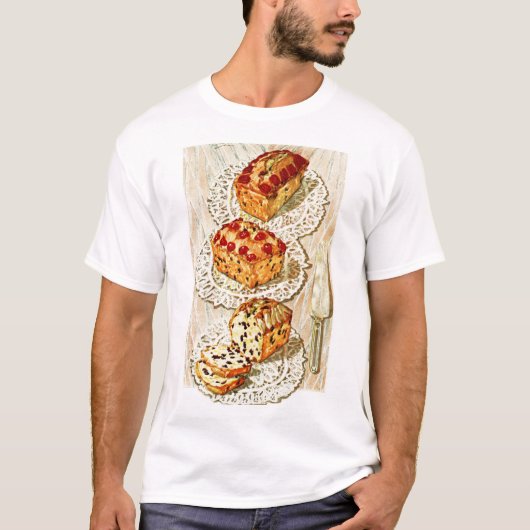  illustratie van fruitcake t-shirt (Voorkant)