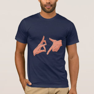 Illustratie van Gang Signs T-shirt