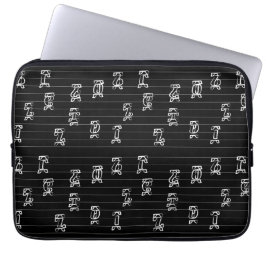 Illustratie van Ge’ez-cijfers – Traditioneel Ethio Laptop Sleeve
