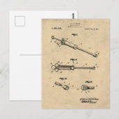 Illustratie van  geneesmiddelinjector briefkaart (Voorkant / Achterkant)