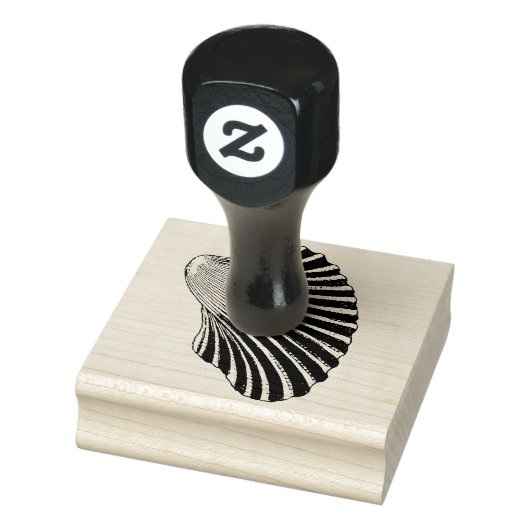 Illustratie van gepantserde schelpdieren rubberstempel (Stempel)