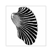 Illustratie van gepantserde schelpdieren rubberstempel (Afrduk)