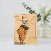 Illustratie van gesloten skelet-Vintage Briefkaart (Staand voorkant)