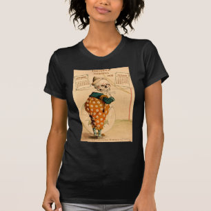 Illustratie van gesloten skelet-Vintage T-shirt