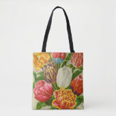  illustratie van "Giant Rainbow Tulips" op Tote Bag (Voorkant)