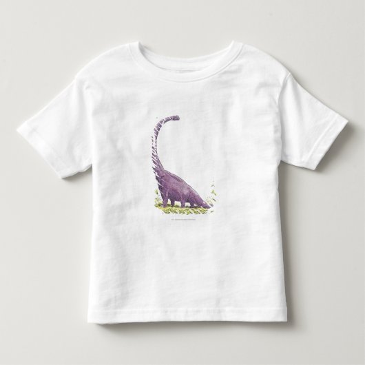 Illustratie van Giraffatitan dinosaur Kinder Shirts (Voorkant)