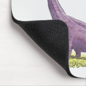 Illustratie van Giraffatitan dinosaur Muismat (Hoek)