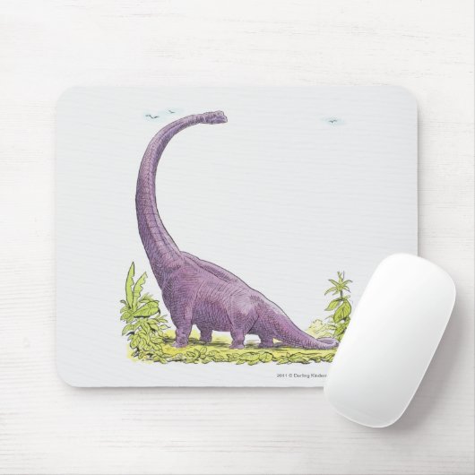 Illustratie van Giraffatitan dinosaur Muismat (Met muis)