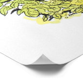 Illustratie van Giraffatitan dinosaur Poster (Hoek)