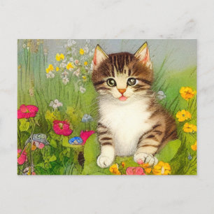 Illustratie van glimlach briefkaart