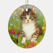 Illustratie van glimlach keramisch ornament (Links)