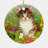 Illustratie van glimlach keramisch ornament (Achterkant)