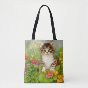 Illustratie van glimlach tote bag