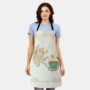 Illustratie van grafische kunst, Fairy Tea Cups Schort