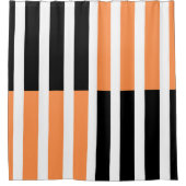 Illustratie van grafische vormkunst douchegordijn (Voorkant)