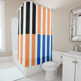 Illustratie van grafische vormkunst douchegordijn