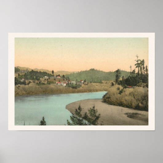 illustratie van Guerneville, ca Print (Voorkant)