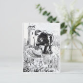 Illustratie van 'Gulliver's Travels' Briefkaart (Staand voorkant)
