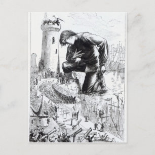 Illustratie van 'Gulliver's Travels' Briefkaart