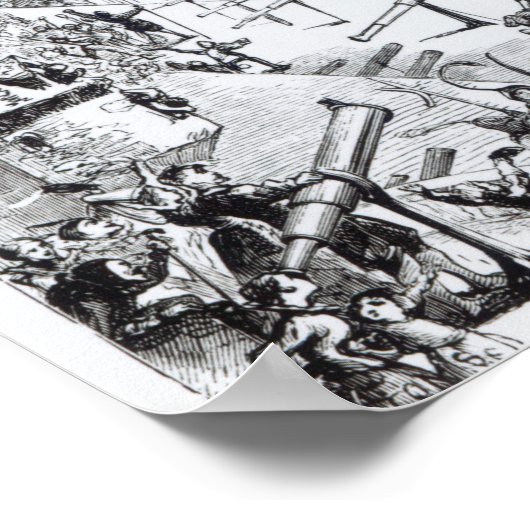 Illustratie van 'Gulliver's Travels' Poster (Hoek)