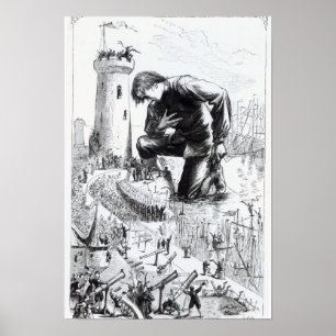 Illustratie van 'Gulliver's Travels' Poster