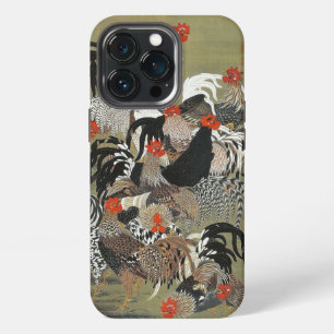 Illustratie van Haan en Hen door Ito Jakuchu iPhone 13 Pro Hoesje