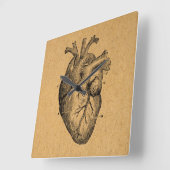  illustratie van hartdiagram illustratie  kunst vierkante klok (Hoek)