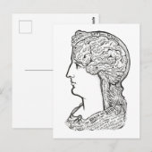  Illustratie van Hersenen-Lichaam Verbinding Briefkaart (Voorkant / Achterkant)