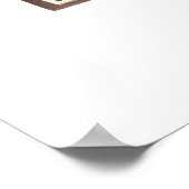 Illustratie van het Amsterdam-kanaal Poster (Hoek)