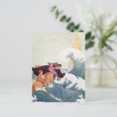 Illustratie van het  artikelboek: Een geweldig Cas Briefkaart (Staand voorkant)