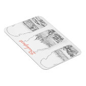 Illustratie van het Boedapest- en hongaarse parlem Magneet (Rechterzijde)