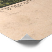 Illustratie van het  Boerderij van runderen (1856) Poster (Hoek)