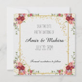 Illustratie van het Bollywood-koppel bruiloft (Achterkant)