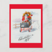 Illustratie van het Briefkaart van Santa Clause Ho (Voorkant)