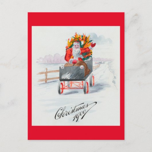 Illustratie van het Briefkaart van Santa Clause Ho (Voorkant)