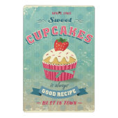 Illustratie van het  cupcakes-teken mini klembord (Achterkant)