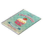 Illustratie van het cupcakes-teken notitieboek (Linkerzijde)