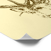 Illustratie van het dekhoofd Afbeelding Poster (Hoek)