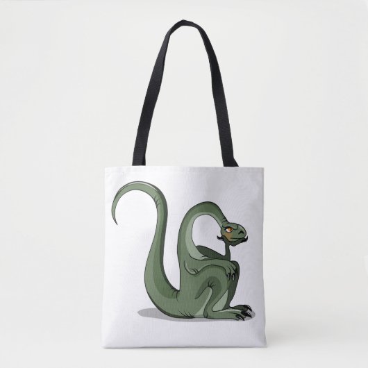 Illustratie van het denken van een Cartoon brontos Tote Bag (Voorkant)