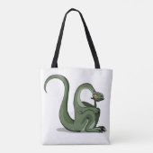 Illustratie van het denken van een Cartoon brontos Tote Bag (Achterkant)