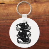 Illustratie van het drieluik van de Button van Duc Sleutelhanger (Voorkant)