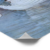 Illustratie van het eiland Fairy, Retro Poster (Hoek)