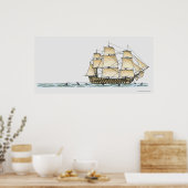 Illustratie van het einde van de 18e eeuw oorlogss poster (Keuken)