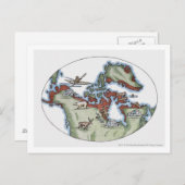 Illustratie van het Eskigebied Briefkaart (Voorkant / Achterkant)