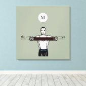 illustratie van het gebouw Monogram Canvas (Insitu (Houten vloer))