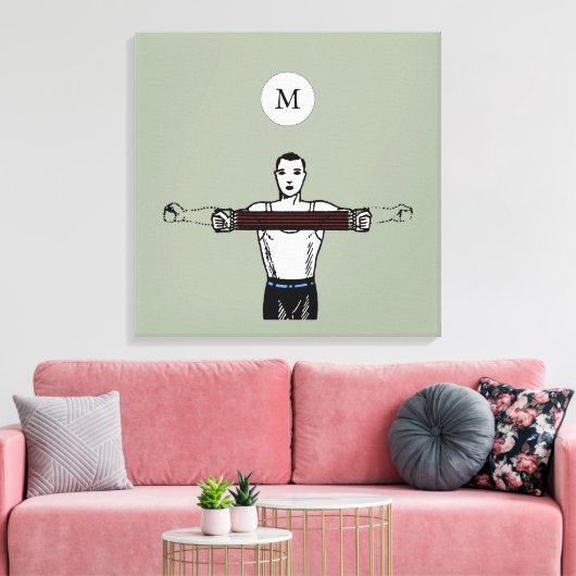  illustratie van het gebouw Monogram Canvas (Insitu (Woonkamer))