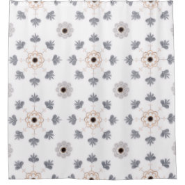 Illustratie van het getextureerde patroon A van de Douchegordijn